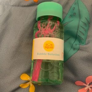 I’m just honestly selling bubbles